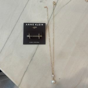 Anne Klein earrings and necklace set
